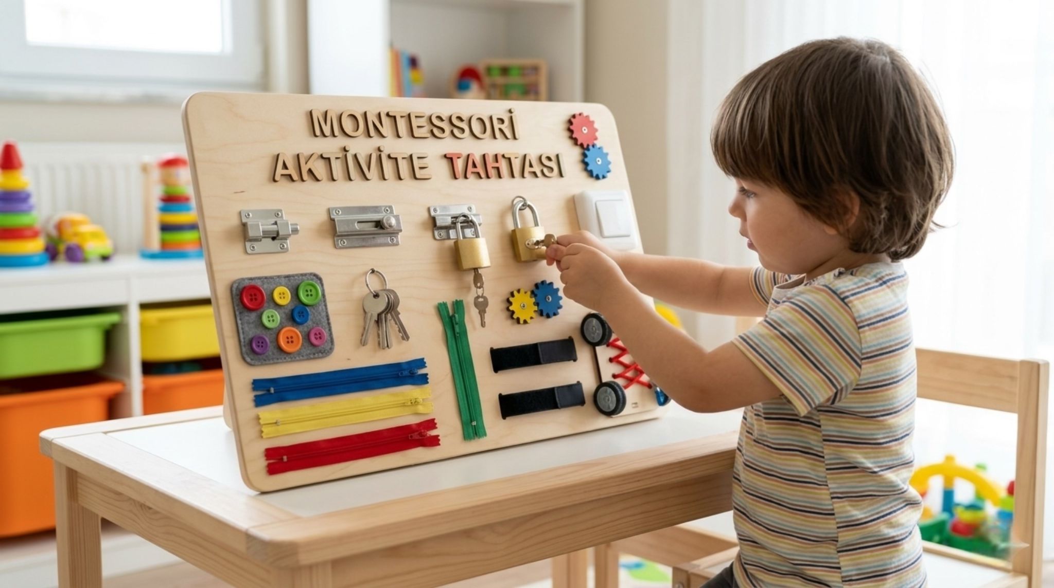Montessori Aktivite Tahtası - Görsel 2